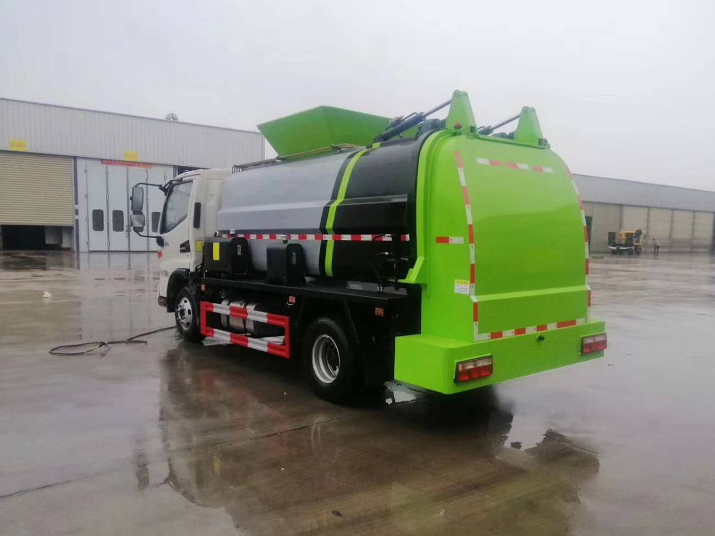 國(guó)六江淮駿鈴5方餐廚垃圾車(chē)