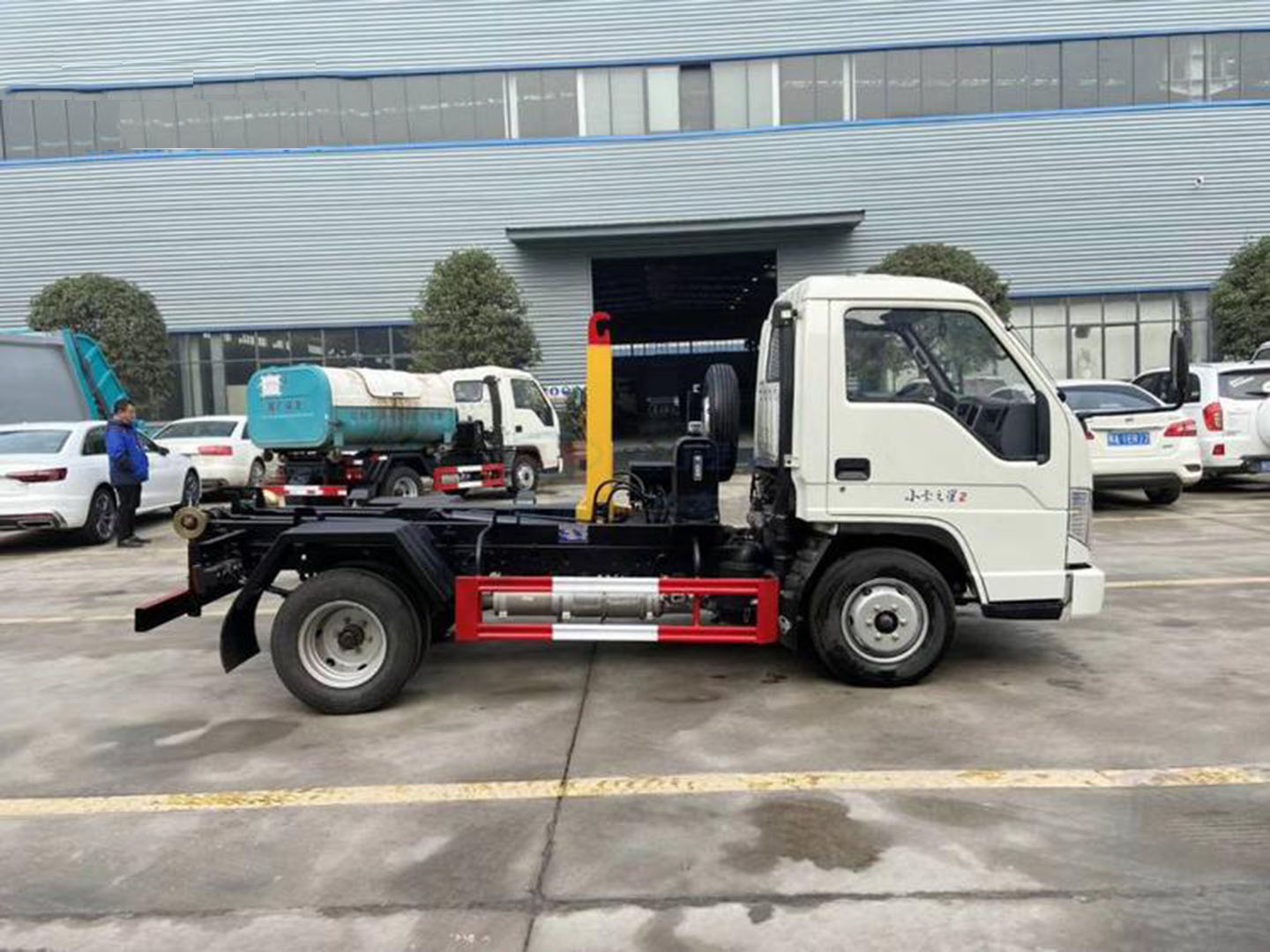 國(guó)六福田小卡之星3方勾臂垃圾車(chē)