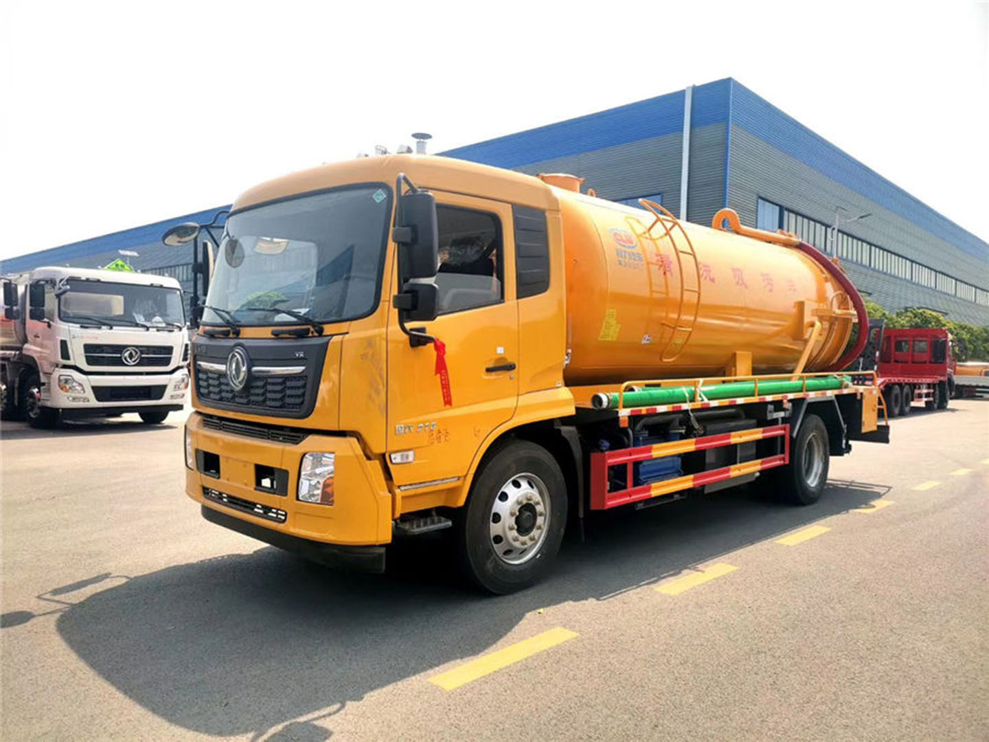 國六東風(fēng)天錦清洗吸污車