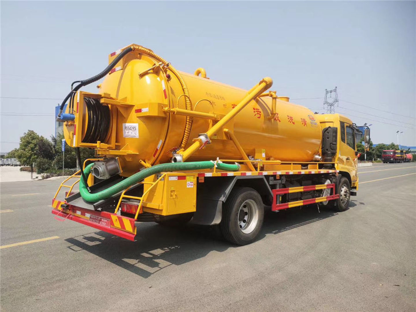 國六東風(fēng)天錦清洗吸污車