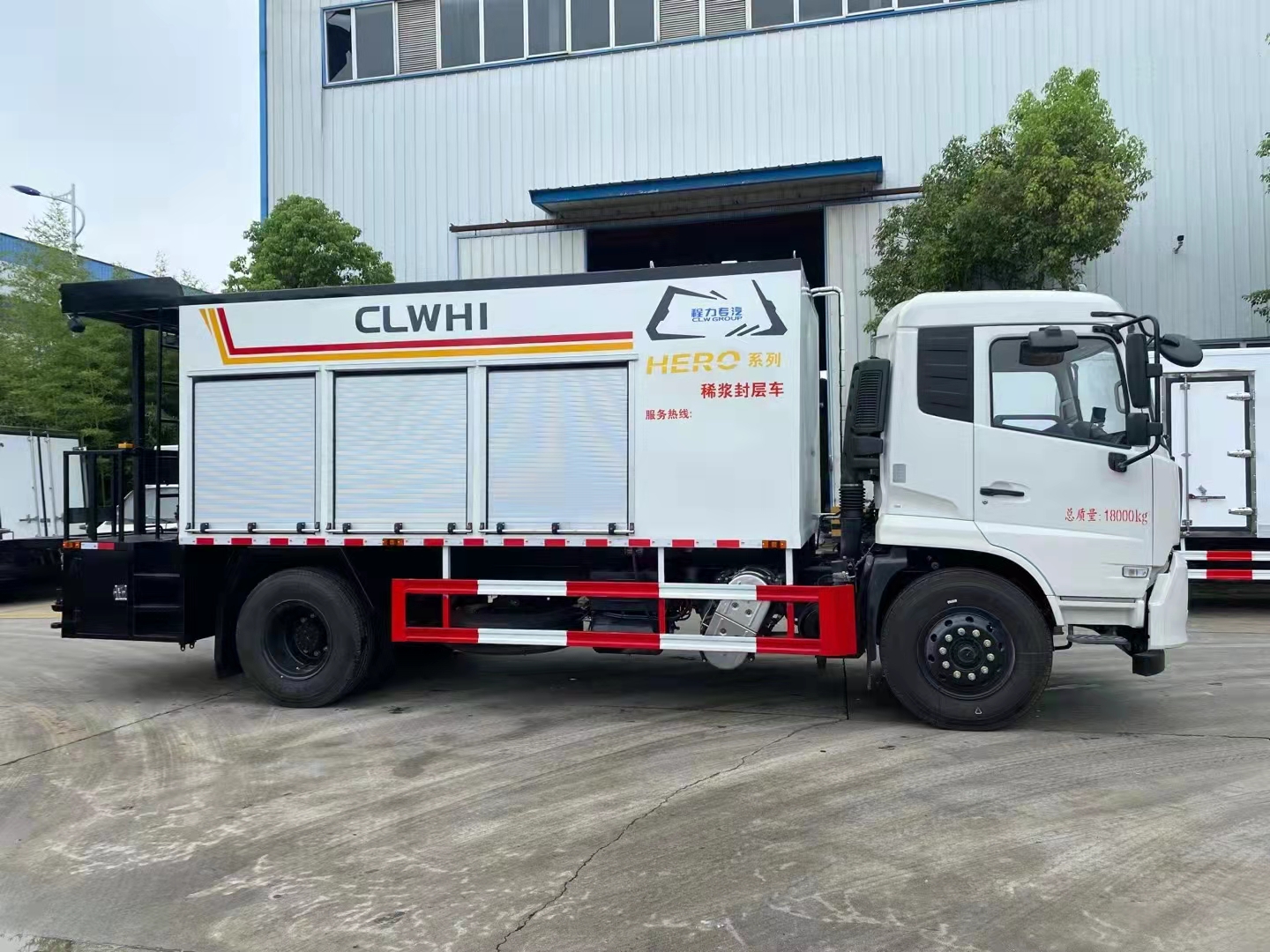 東風天錦單橋稀漿封層車