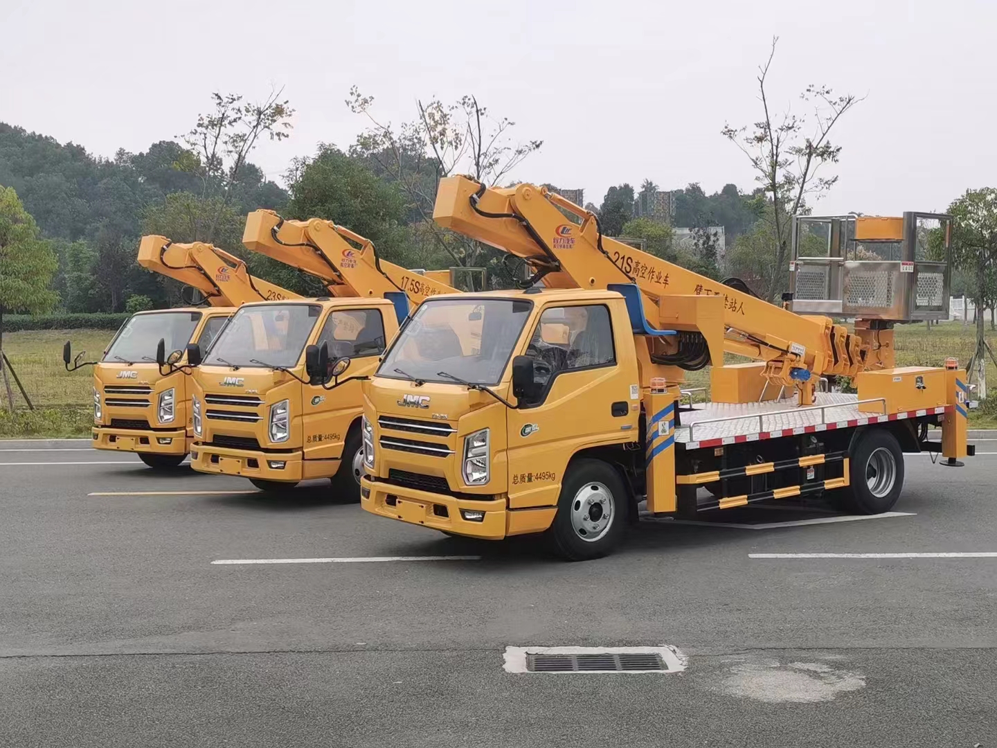 江鈴國(guó)六單排座23米高空作業(yè)車