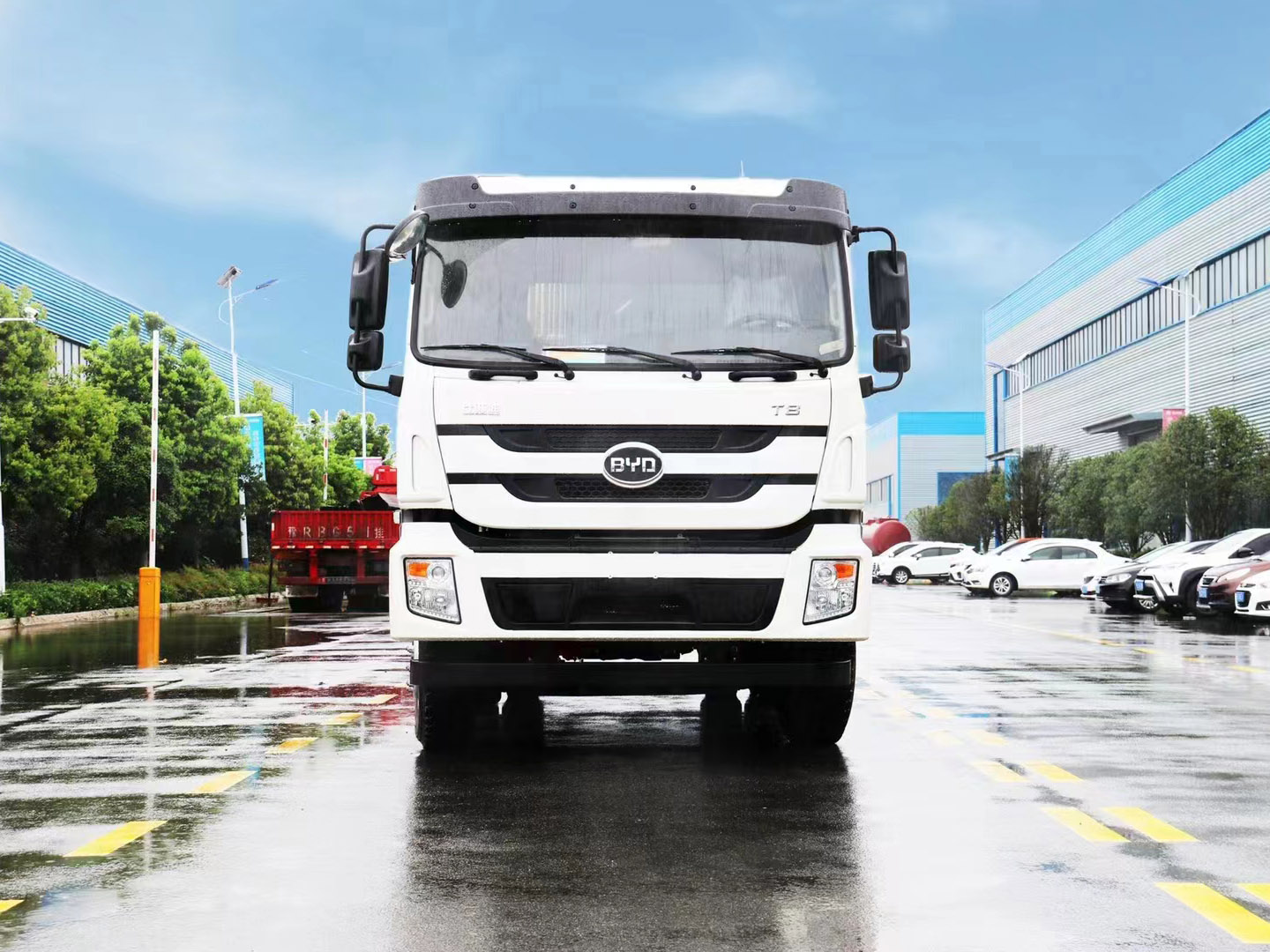 國六比亞迪T8純電動(dòng)壓縮垃圾車