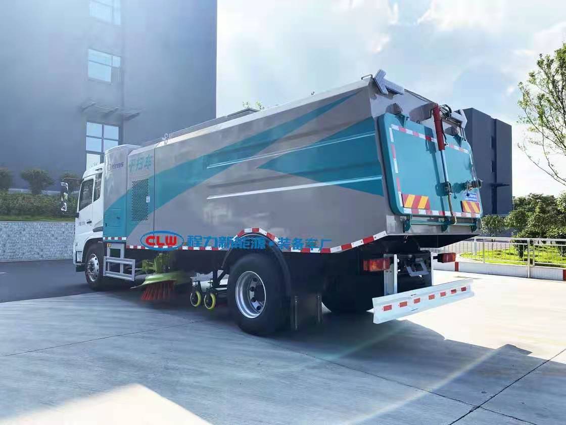 東風(fēng)天錦8方純電動(dòng)干掃吸塵車(chē)