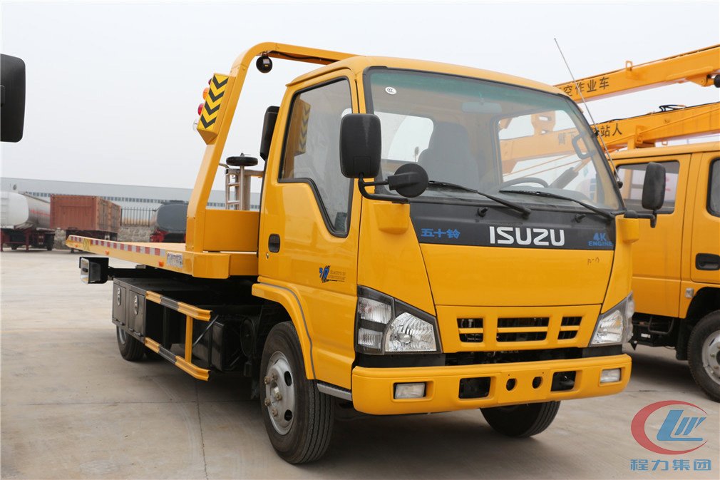 程力集團(tuán)五十鈴一拖二清障車高清圖